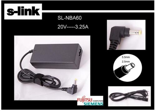 S-link SL-NBA60 20v 3.25a 5.5-2.5 Notebook Adaptörü - 1