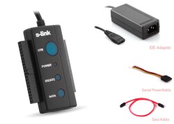 S-link SL-SATA35 Usb 2.0 to Sata + ıde Data Çevirici - 2