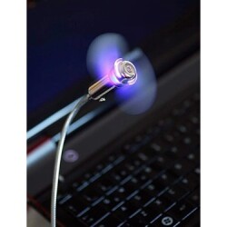 S-link SL-UF02 Anahtarlı + Ledli Usb Fan - 2