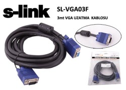 S-link SL-VGA03F 3mt e-d Ekran Kartı Vga Uzatma - 1