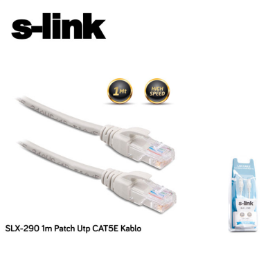 S-Link Slx-290 1M Patch Utp Cat5e Kablo - 1