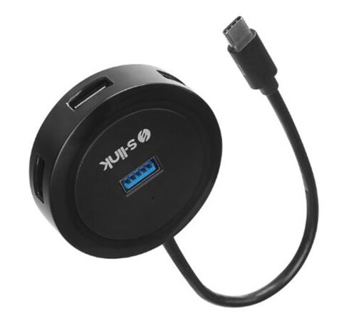 S-link SW-U340 4 Port Usb 3.0 Gri Type-C Hub - S-LİNK