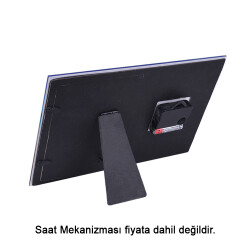 Saatli Cam Fotoğraf Çerçevesi - 13x17cm - 4