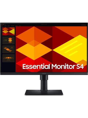 Samsung 24” Essential S4 LS24D400GAUXUF 5ms 100hz Vesa 2xHDMI DisplayPort IPS Pivot Monitör - SAMSUNG (1)
