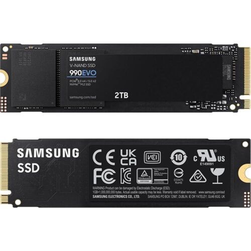 Samsung 2TB 990 Evo MZ-V9E2T0BW 5000MB-4200MBSN Pcıe 4.0 X4 Nvme 2.0 M.2 SSD 5 Yıl Garantili - 2