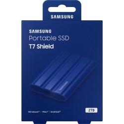 Samsung 2TB T7 Shield Usb 3.2 (Okuma 1050MB - Yazma 1000MB) Mavi Taşınabilir SSD Disk MU-PE2T0R-WW - 2