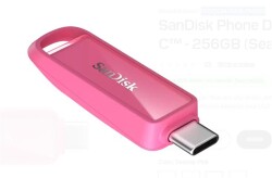 Sandisk SDIXS0N-256G-GN6NG 256GB Phone Drive with USB-C-128GB (Seastar Pink) Flash Bellek - 1