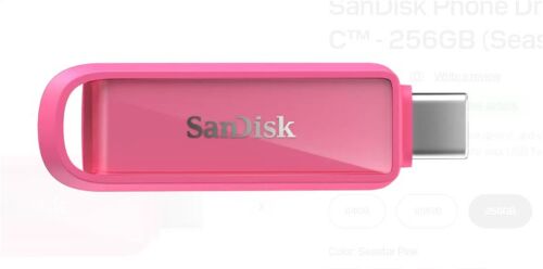 Sandisk SDIXS0N-256G-GN6NG 256GB Phone Drive with USB-C-128GB (Seastar Pink) Flash Bellek - SANDISK (1)