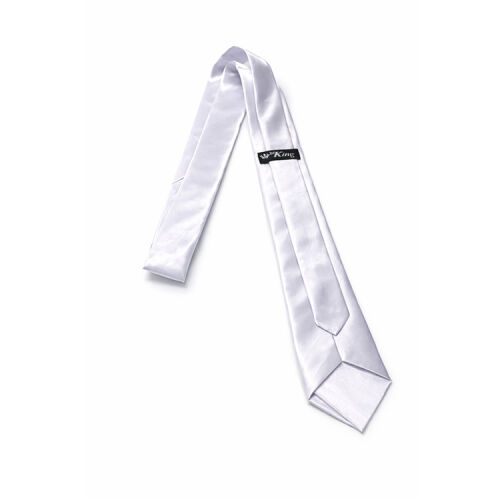 Saten Süblimasyon Beyaz Kravat - 3