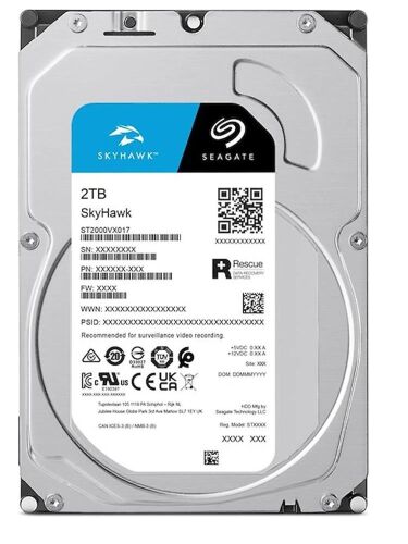 Seagate 2TB ST2000VX017 5900Rpm 256MB Harddisk 7-24 Güvenlik Diski (İthalat) - SEAGATE