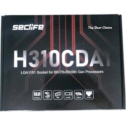 Seclife H310CDA1 (B250 Chipset) 6-7-8-9th M.2 DDR4 S+V+L 1151P Anakart (6.7.8.9.Nesil) - 2