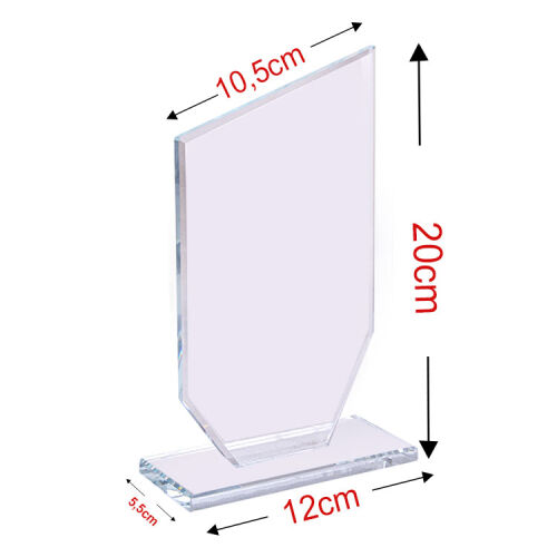 Şeffaf Kristal Plaket - 4