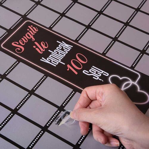 Sevgili İle Yapılacak 100 Aktivite Posteri - Kazı Kazan - OFİSOMİ-T (1)