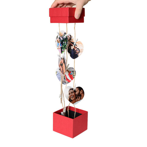 Sihirli İpli Mandallı Polaroid Fotoğraf Kutusu - OFİSOMİ-T