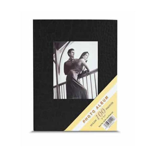 Siyah 100 lük Deri Fotoğraf Albümü 10x15 cm - 1