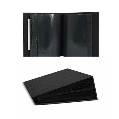 Siyah 100 lük Deri Fotoğraf Albümü 10x15 cm - OFİSOMİ-S (1)