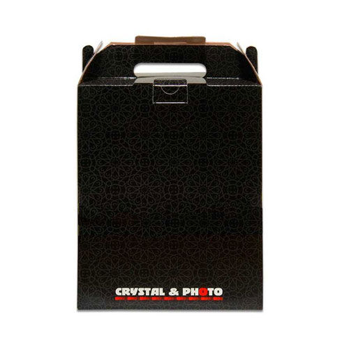 Siyah Karton Kristal Plaket Kutusu - Büyük - OFİSOMİ-S (1)