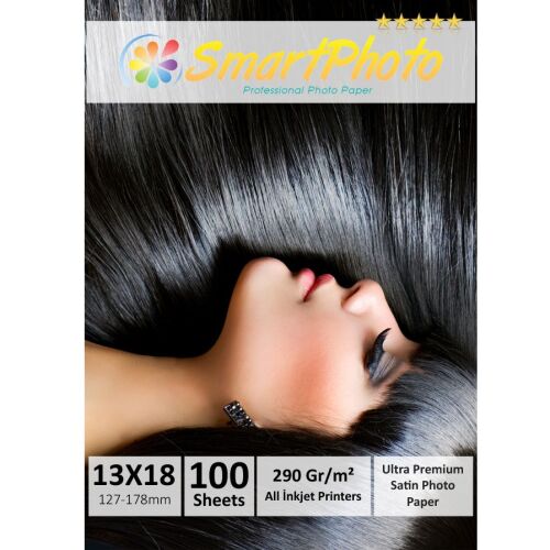 Smart Photo 13X18 Mat (Satin) 290 Gr/m² 100 Adet/1Paket Profesyonel Fotoğraf Kağıdı - SMARTPHOTO