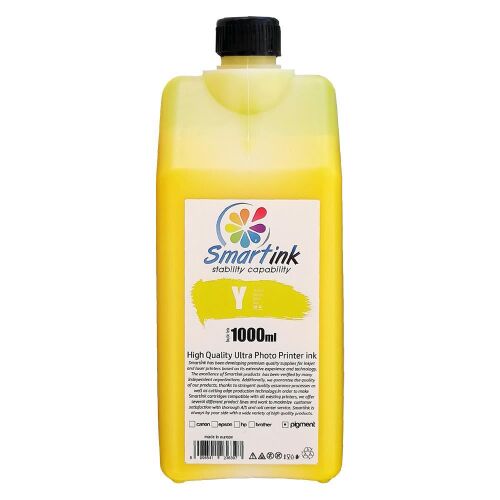 Smartink Canon 1000ml Sarı Mürekkep 5 6 Kartuşlu Modeller - SMARTINK