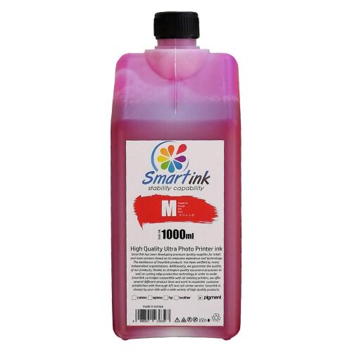 Smartink Canon Maxify Uyumlu Pigment Mürekkep 1Litre Kırmızı (MAXIFY MB2150, GX1040, GX2040, GX3040, GX4040, GX5040, GX5540, GX6040, GX7040) 