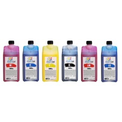 Smartink HP Uyumlu 1000ml 6 Renk Set Mürekkep - 1