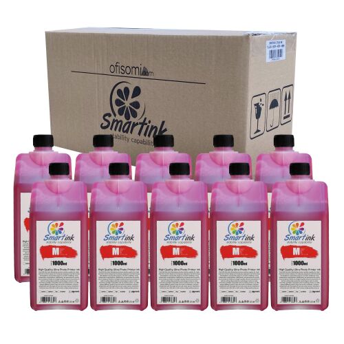 Smartink HP Uyumlu Pigment Mürekkep 10Litre Kırmızı (H971P-H973P-H980P) 