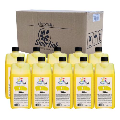 Smartink HP Uyumlu Pigment Mürekkep 10Litre Sarı (H971P-H973P-H980P) 