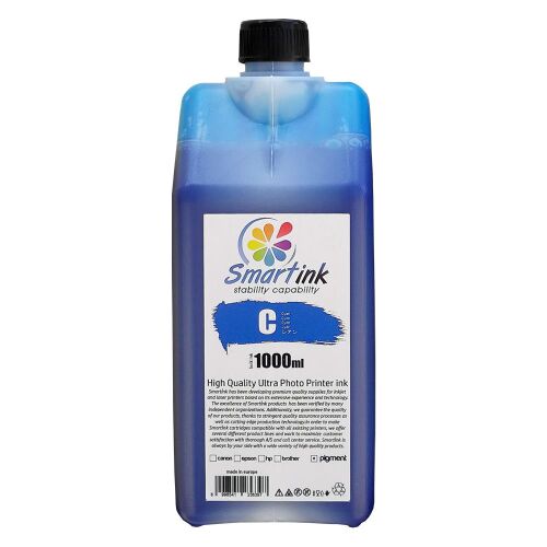 Smartink HP Uyumlu Pigment Mürekkep 1Litre Mavi (H971P-H973P-H980P) 