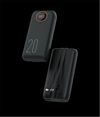 Snapron SNP-3013 20.000 Mah LCD Ekran Dahili Kablolu 22.5w Hızlı Şarj Powerbank - SNAPRON