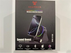 Snapron SNS-9100 Siyah (İNDUCTİON Özellikli) RGB Bluetooth Speaker (Phone Stand-Ambient Light) - 1