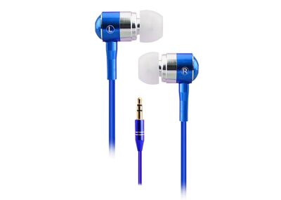 Snopy SN-322 Kulak İçi Kulaklık Mavi Metal Gövde Kulaklık - 1