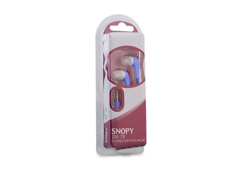 Snopy SN-78 Kırmızı Kulak İçi Kulaklık - SNOPY (1)