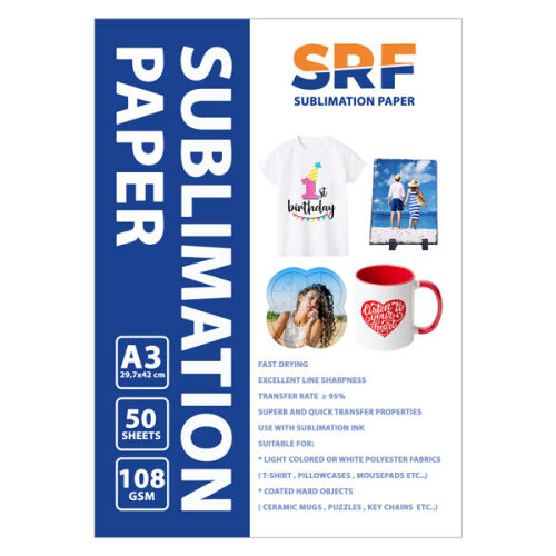 SRF Sublimasyon Sert Zemin Kağıdı A3 (50 adet) - 1
