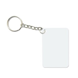 Sub.Dikdörtgen Metal Anahtarlık 4x6 cm - 1