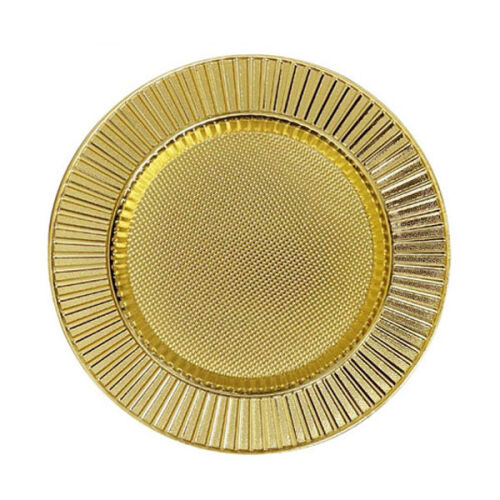 Sublimasyon 25 cm Altın Metal Tabak - Güneş - 2