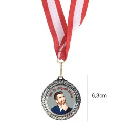 Süblimasyon 6,3cm. Klasik Madalyon - 5'li Paket - 7