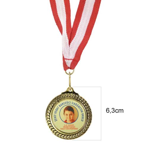 Süblimasyon 6,3cm. Klasik Madalyon - 5'li Paket - 3