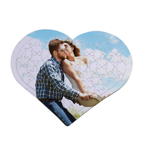 Sublimasyon A3 Kalp Puzzle 97 Parça - OFİSOMİ-S