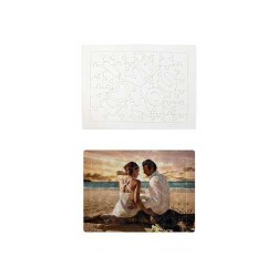Sublimasyon A4 I love You Puzzle 51 Parça - 4
