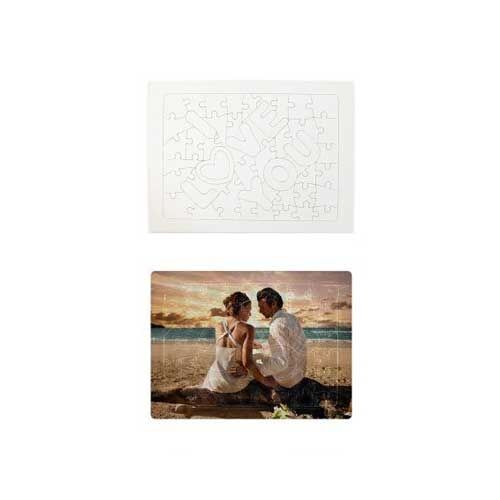 Sublimasyon A4 I love You Puzzle 51 Parça - 4