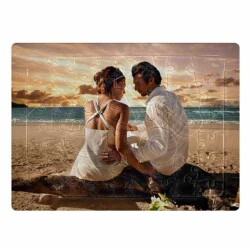 Sublimasyon A4 I love You Puzzle 51 Parça - 3