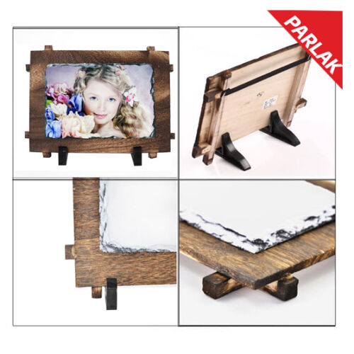Sublimasyon Ahşap Çerçeveli Taş 12x17 cm - 4