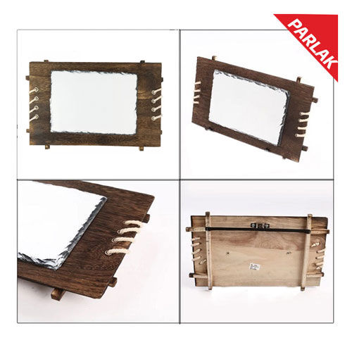 Sublimasyon Ahşap Çerçeveli Taş 18x26 cm - 3