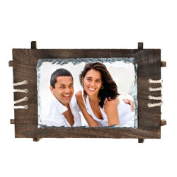 Sublimasyon Ahşap Çerçeveli Taş 18x26 cm - 4