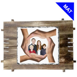Sublimasyon Ahşap Çerçeveli Taş 26x29 cm - MAT - 3