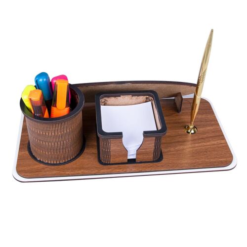 Süblimasyon Ahşap Kalemli Müdür Masa isimliği - 17x33cm. - 6