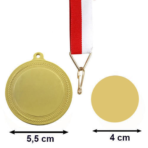 Sublimasyon Altın Madalya 5.5 cm - 1
