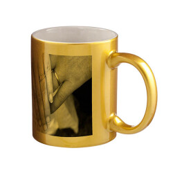 Sublimasyon Altın Metalik Kupa - Kutulu - 2