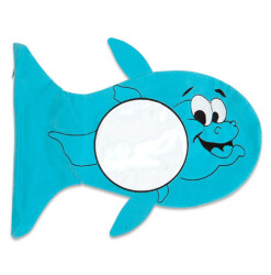 Sublimasyon Balık Yastık - Mavi - 1