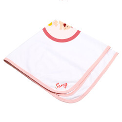 Sublimasyon Bebek Battaniyesi - Pembe Biyeli - 2